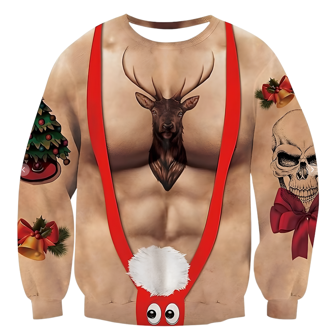CheekySweaters™ Funny Christmas Sweater