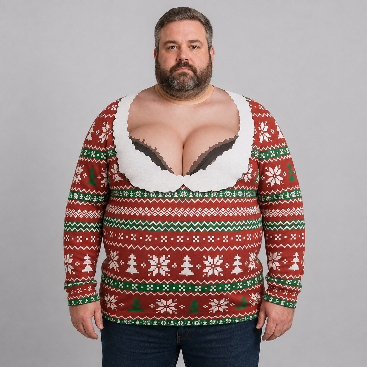 CheekySweaters™ Funny Christmas Sweater